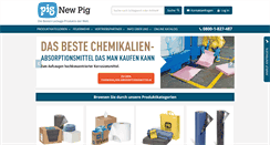 Desktop Screenshot of newpig.de