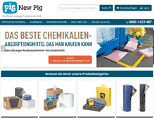 Tablet Screenshot of newpig.de